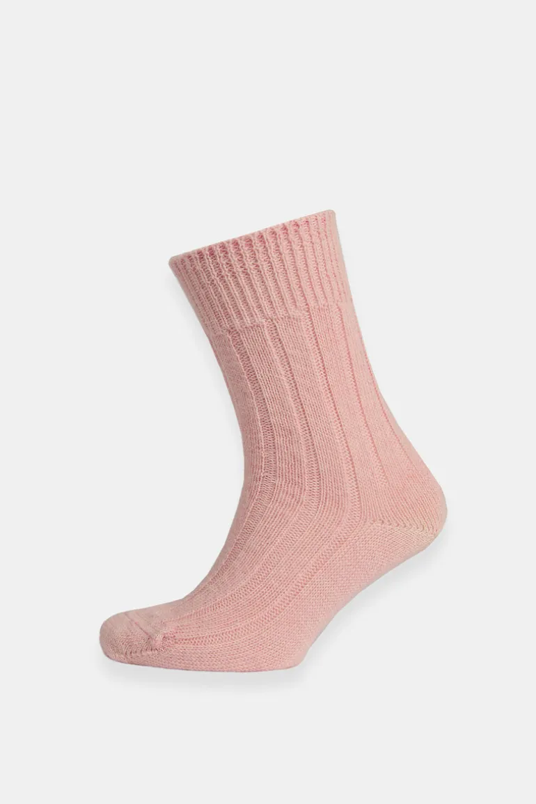 Alpaca Bed Sock - Pale Pink