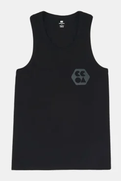 Breathable Racer Back Vest Plastic Free - Black