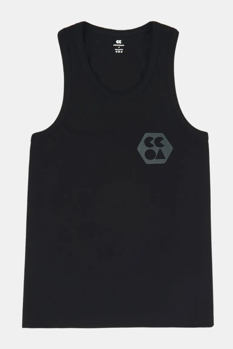 Breathable Racer Back Vest Plastic Free - Black