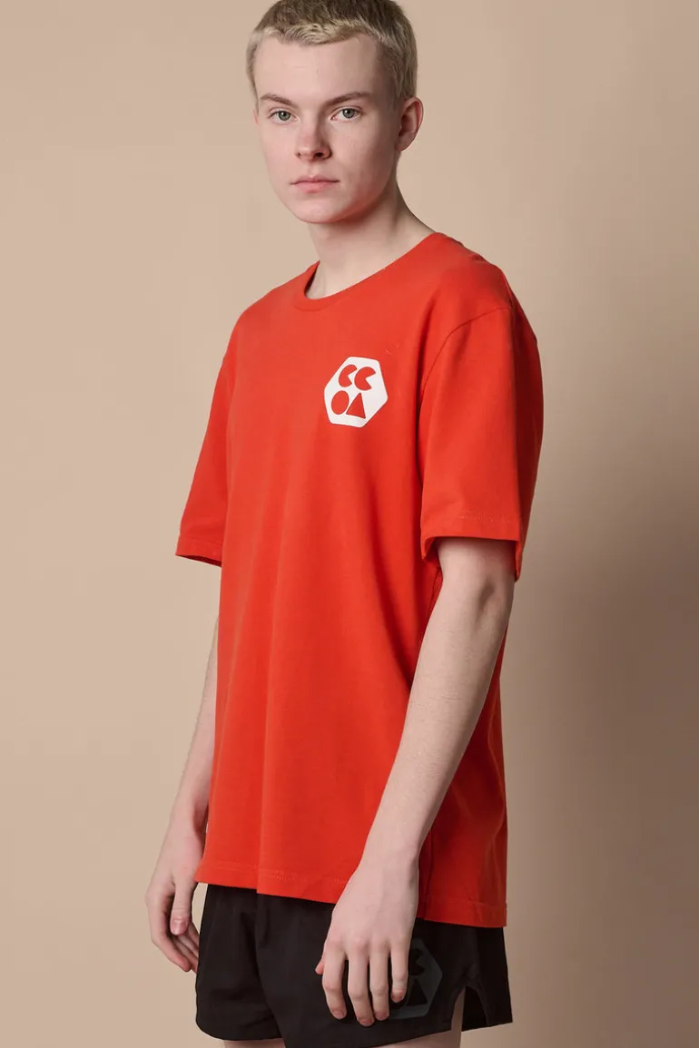 Breathable T Shirt Plastic Free - Flame Red