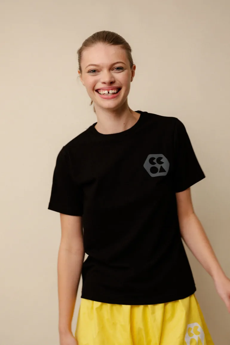 Breathable T Shirt Plastic Free - Black