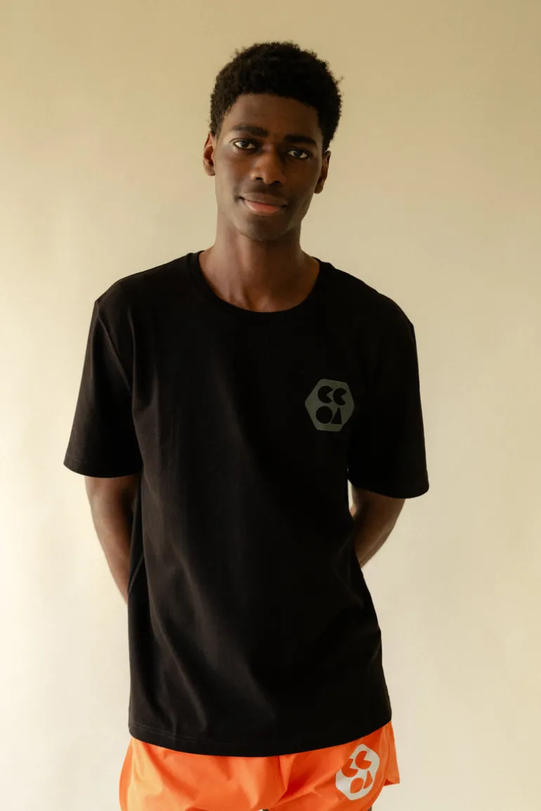 Breathable T Shirt Plastic Free - Black