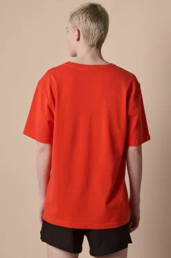 Breathable T Shirt Plastic Free - Flame Red