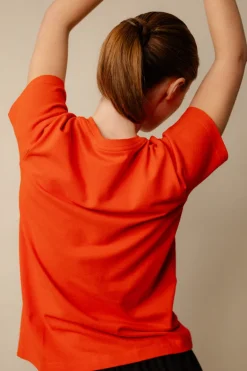 Breathable T Shirt Plastic Free - Flame Red