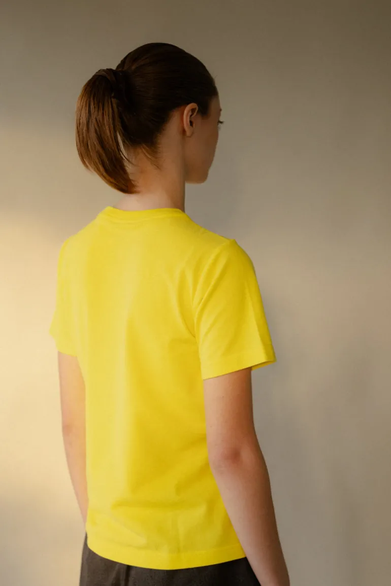 Breathable T Shirt Plastic Free - Canary Yellow
