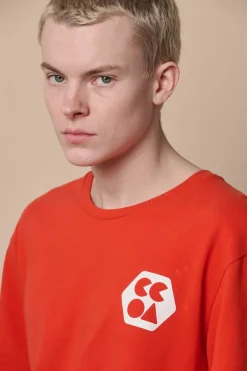 Breathable T Shirt Plastic Free - Flame Red