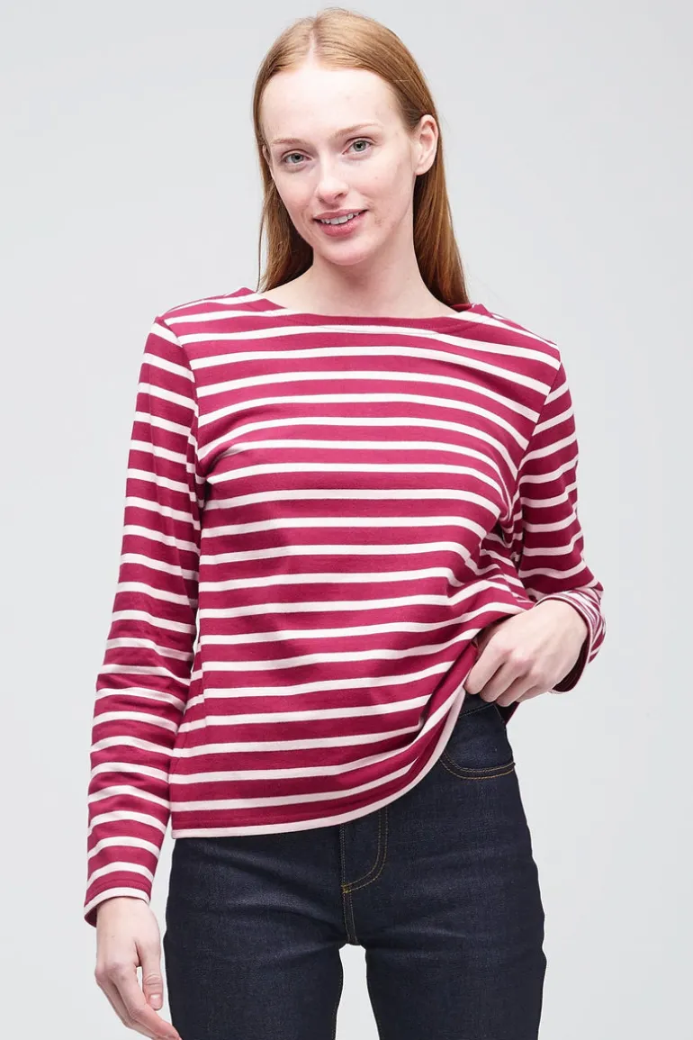 Breton - Burgundy/Ecru