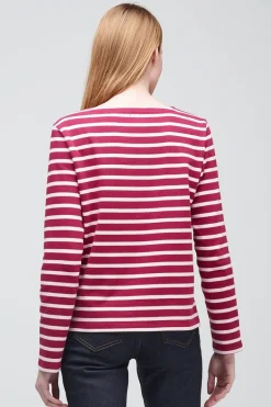 Breton - Burgundy/Ecru