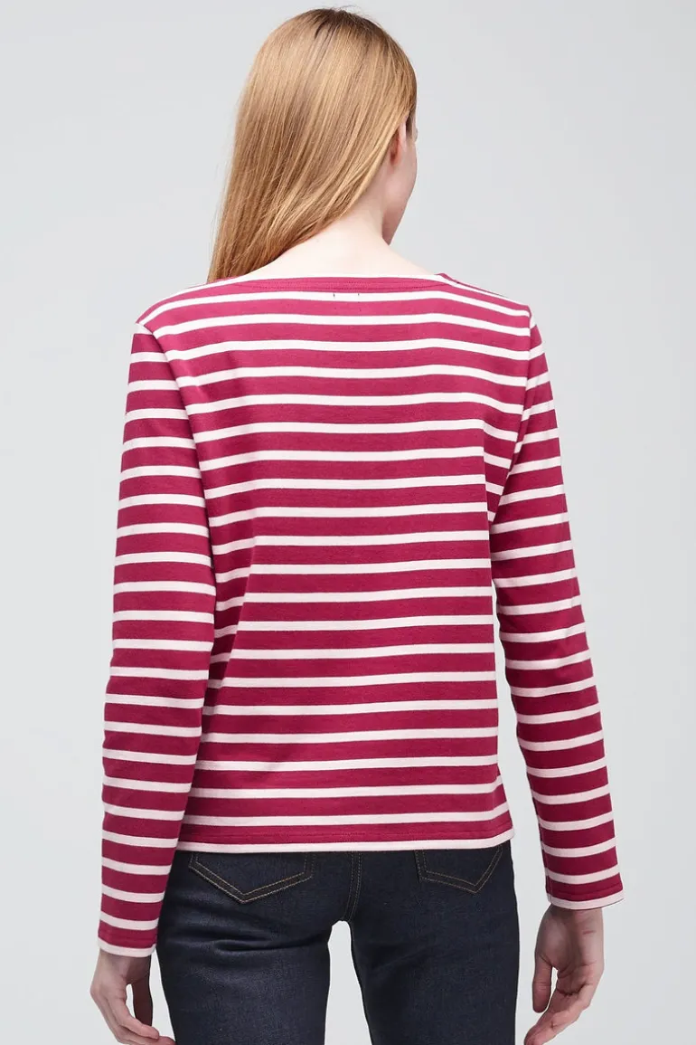 Breton - Burgundy/Ecru