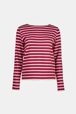 Breton - Burgundy/Ecru