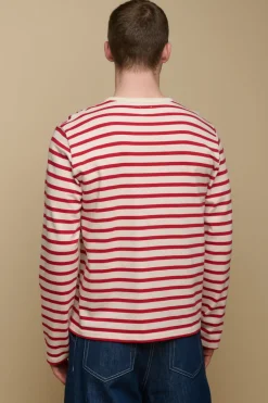 Breton  - Ecru/Flame Red