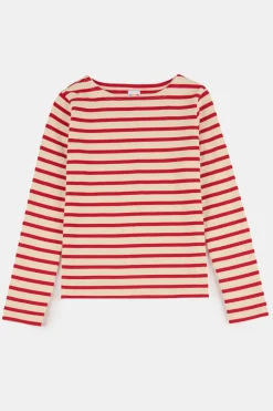 Breton - Ecru/Flame Red