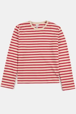 Breton - Ecru/Flame Red