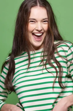 Breton - Ecru/Green