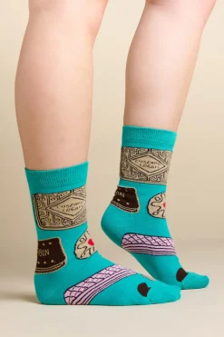 Graphic Cotton Sock 2 Pack - Biscuits