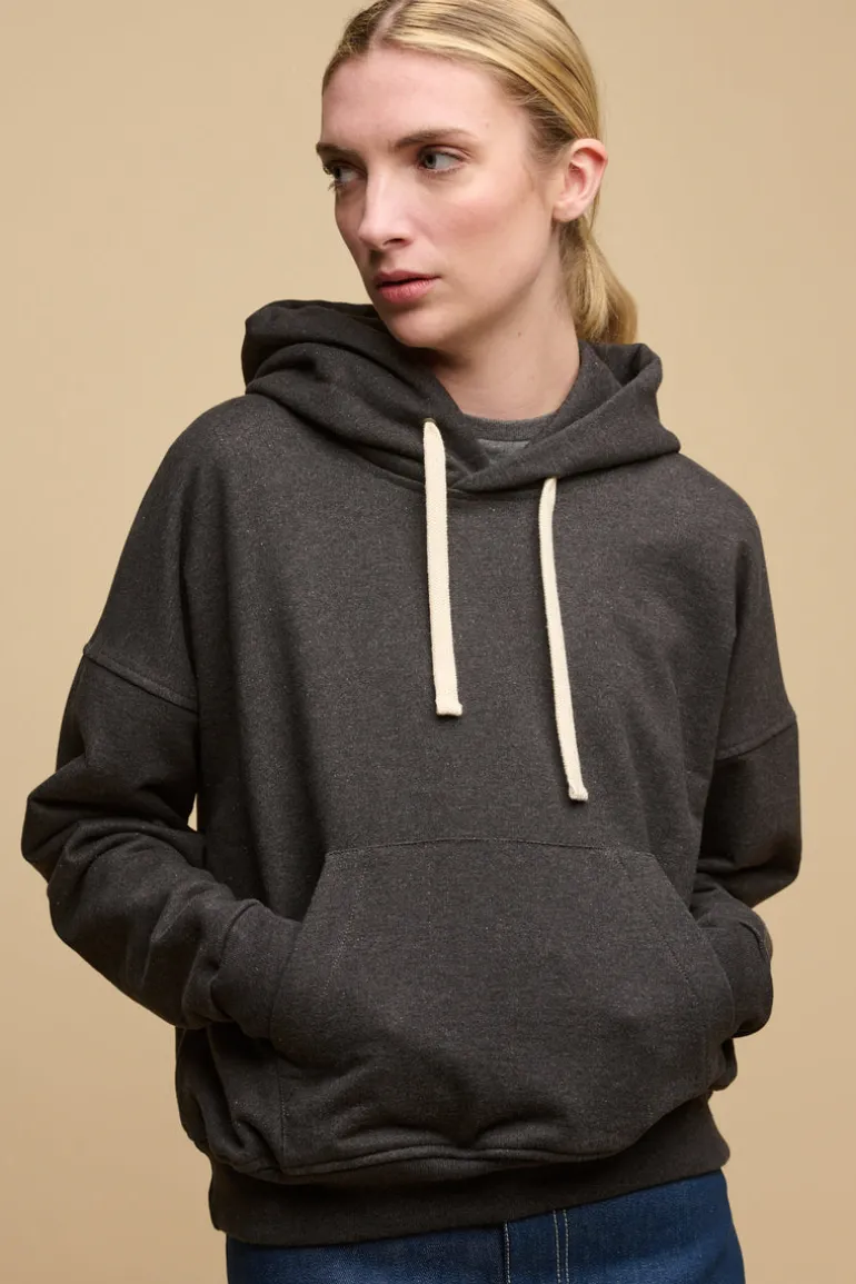 Heritage Hooded Sweatshirt - Charcoal