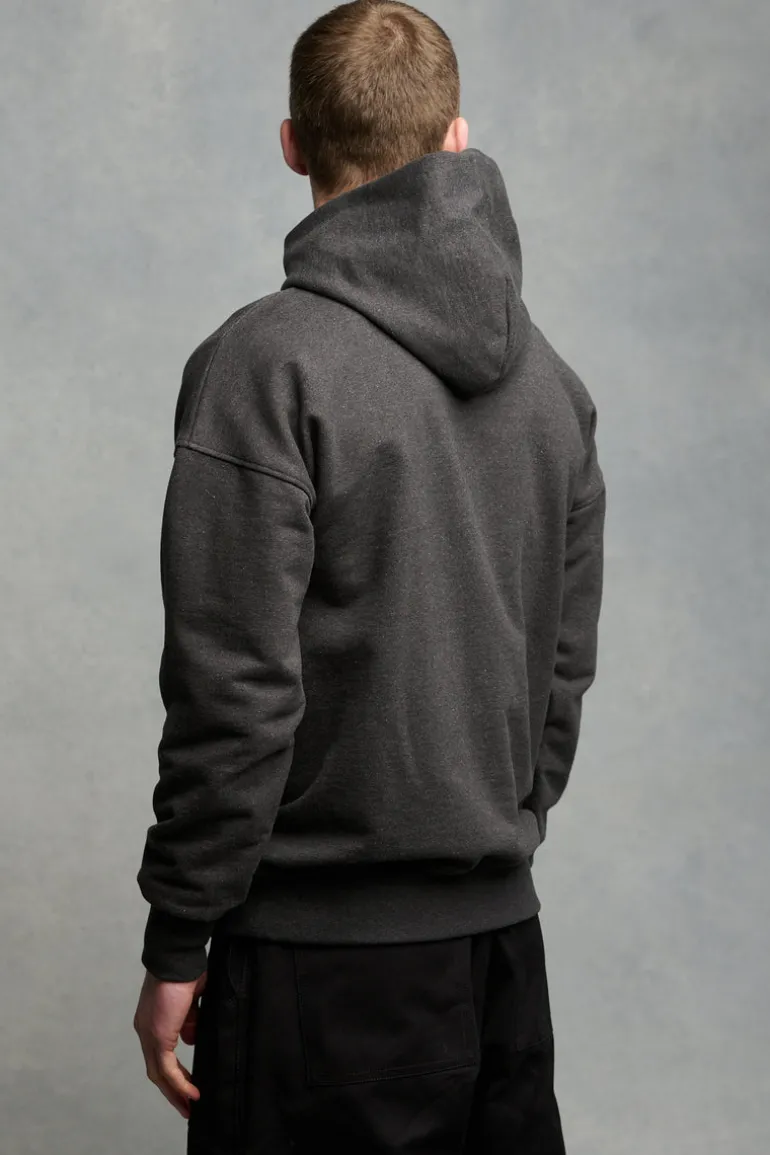 Heritage Hooded Sweatshirt - Charcoal
