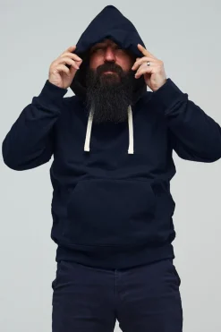 Heritage Hooded Sweatshirt - Navy