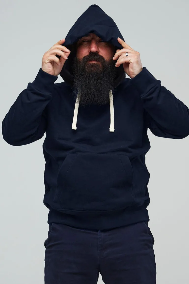 Heritage Hooded Sweatshirt - Navy