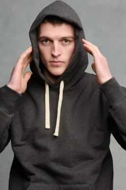 Heritage Hooded Sweatshirt - Charcoal