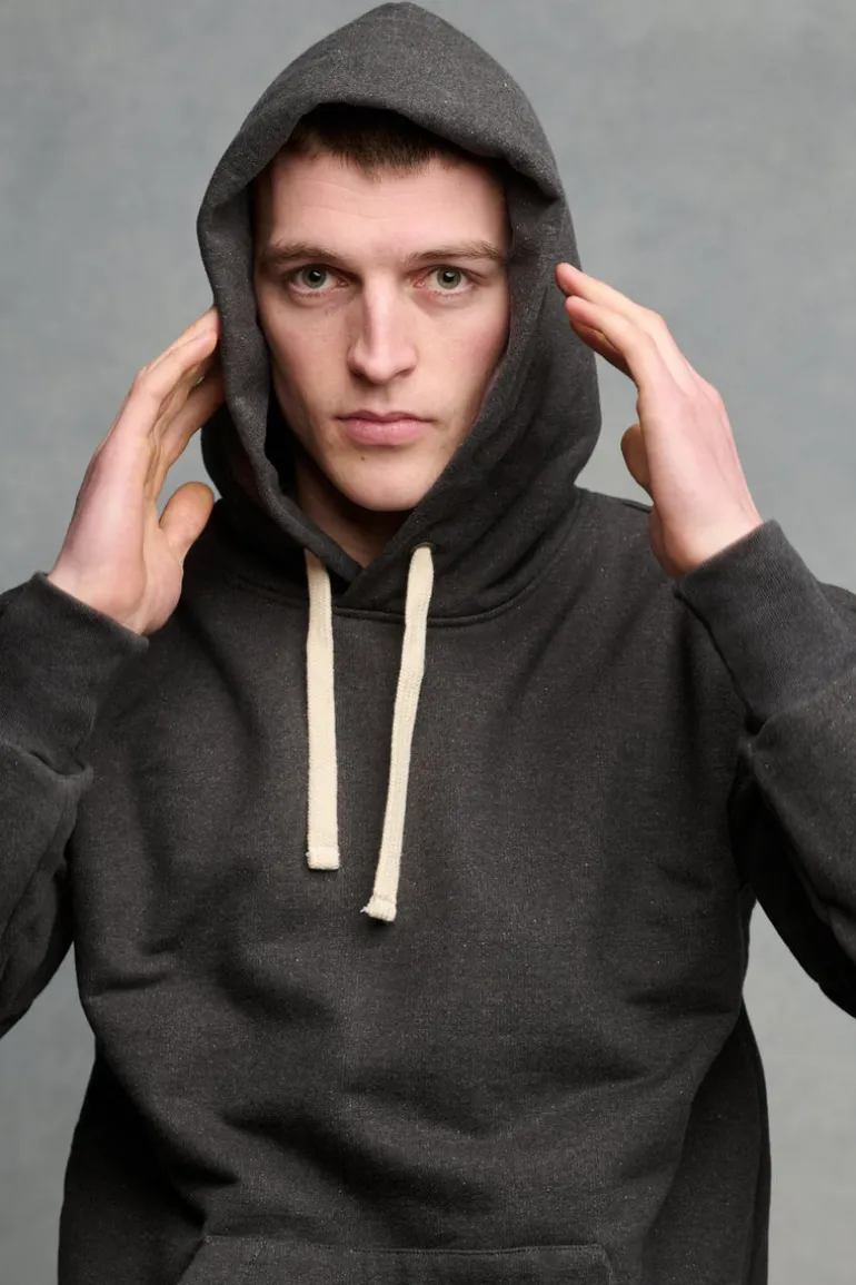 Heritage Hooded Sweatshirt - Charcoal