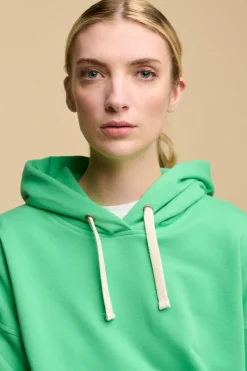 Hooded Sweatshirt - Apple Green