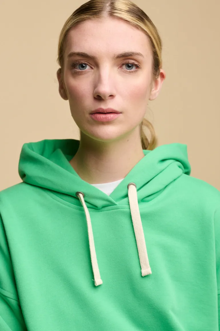 Hooded Sweatshirt - Apple Green