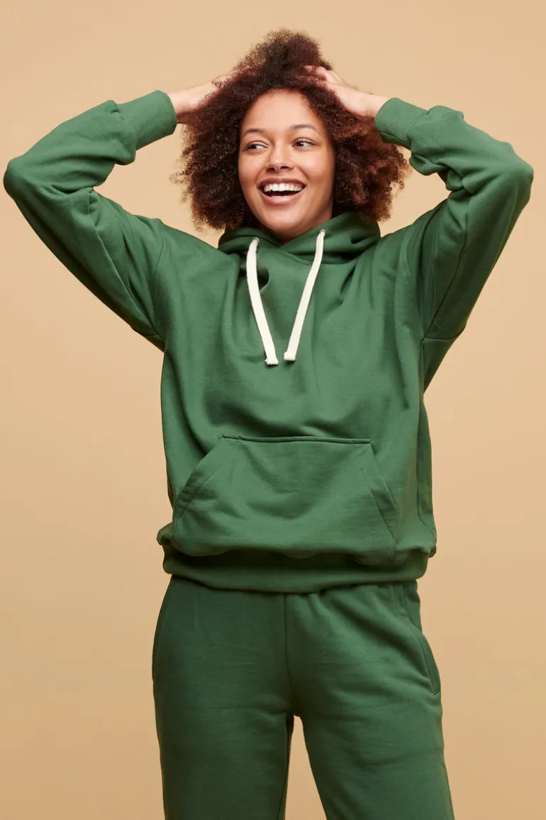 Hooded Sweatshirt - Bottle Green