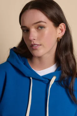 Hooded Sweatshirt - Cobalt