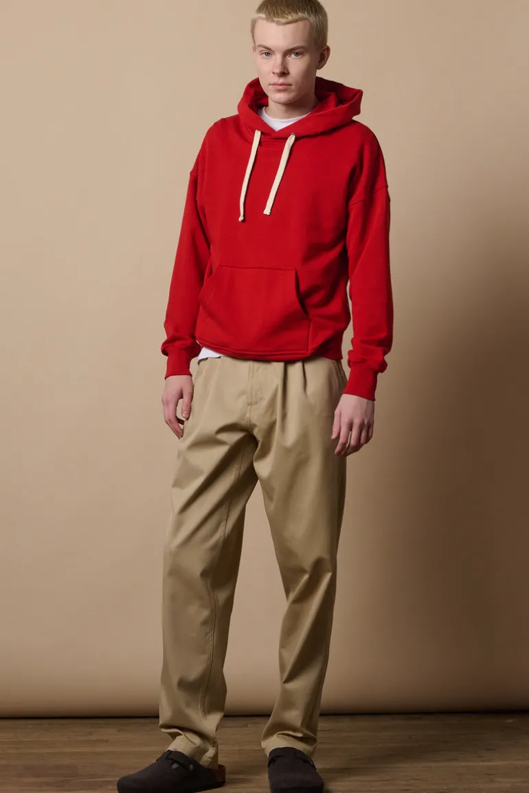 Hooded Sweatshirt - Crimson