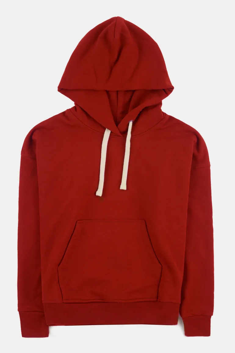 Hooded Sweatshirt - Crimson