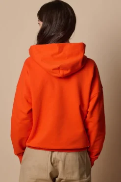 Hooded Sweatshirt - Flame Red