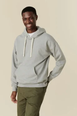 Hooded Sweatshirt - Grey Marl
