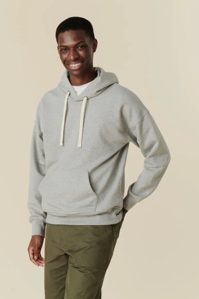 Hooded Sweatshirt - Grey Marl