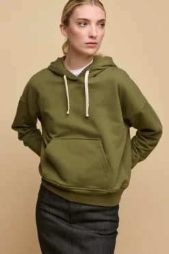 Hooded Sweatshirt - Olive