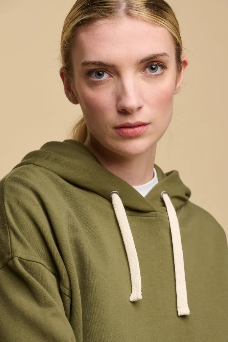 Hooded Sweatshirt - Olive