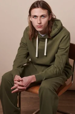 Hooded Sweatshirt - Olive