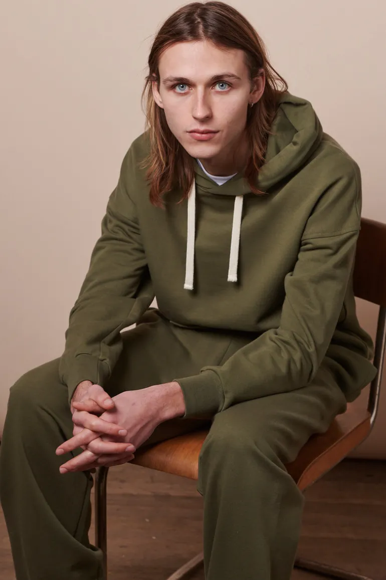 Hooded Sweatshirt - Olive