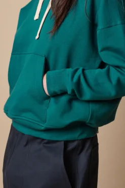 Hooded Sweatshirt - Teal