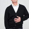 Lambswool Cardigan - Black