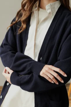 Lambswool Cardigan - Black