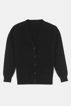 Lambswool Cardigan - Black