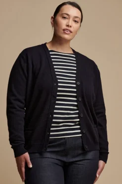 Lambswool Cardigan - Navy