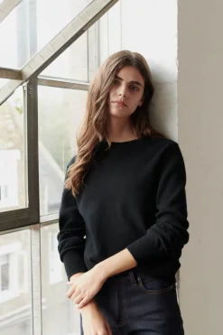 Lambswool Crew Neck - Black