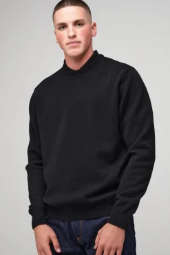Lambswool Crew Neck - Black