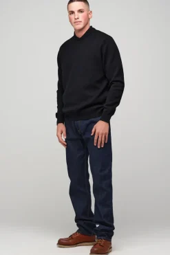 Lambswool Crew Neck - Black