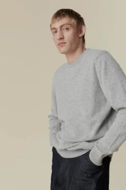 Lambswool Crew Neck - Light Grey