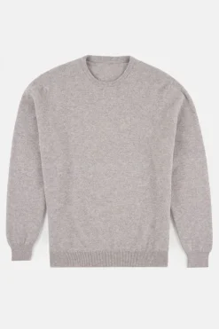 Lambswool Crew Neck - Light Grey