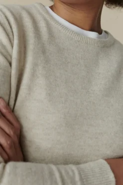Lambswool Crew Neck - Linen
