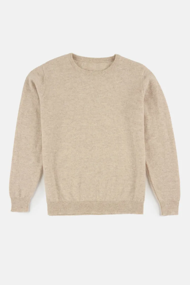 Lambswool Crew Neck - Linen